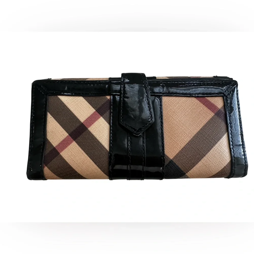 Burberry Super Nova Check Continental Wallet Purse